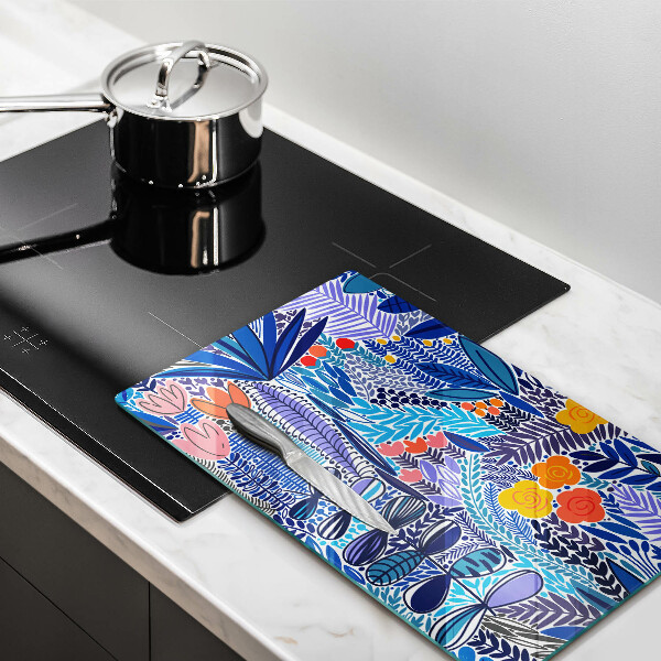 Tábua de cortar de vidro Prado Pintado