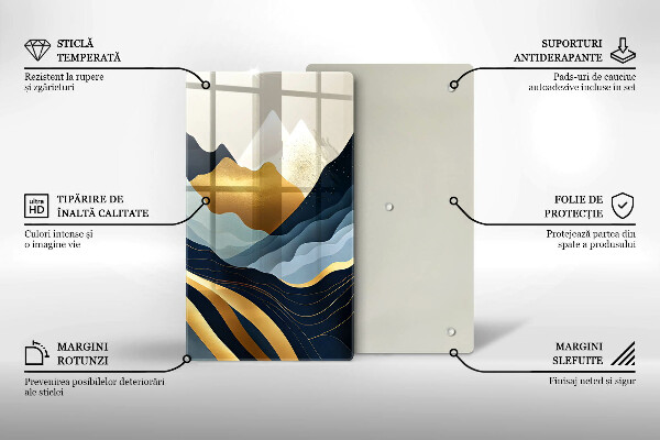 Tábua de cortar Montanhas abstratas