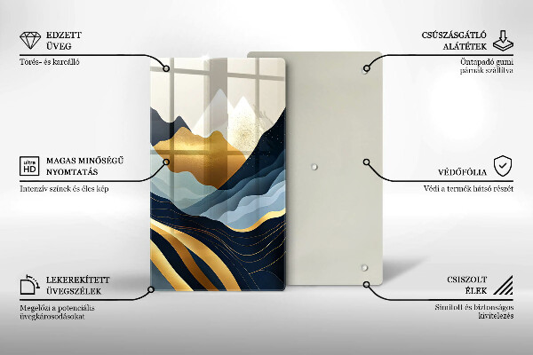 Tábua de cortar Montanhas abstratas