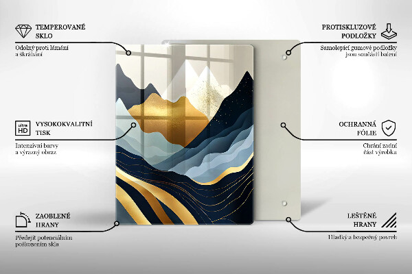 Tábua de cortar Montanhas abstratas