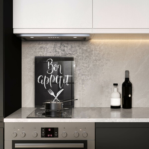 Tábua corte A inscrição Bom apetite