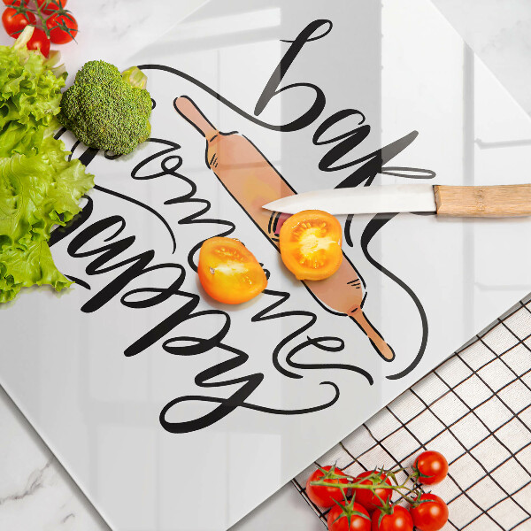 Tábua de cortar Asse alguém feliz