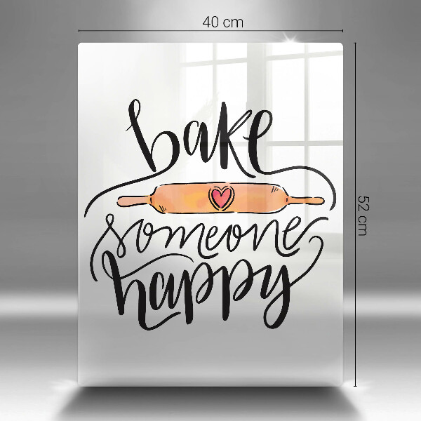 Tábua de cortar Asse alguém feliz