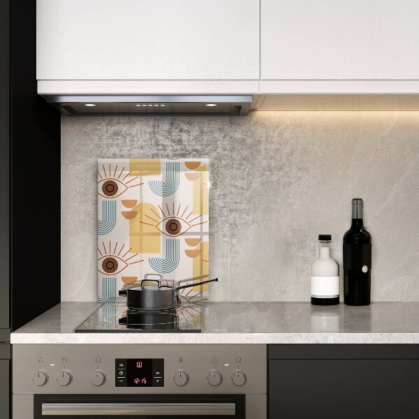 Tábua cozinha Olhos com padrão boho