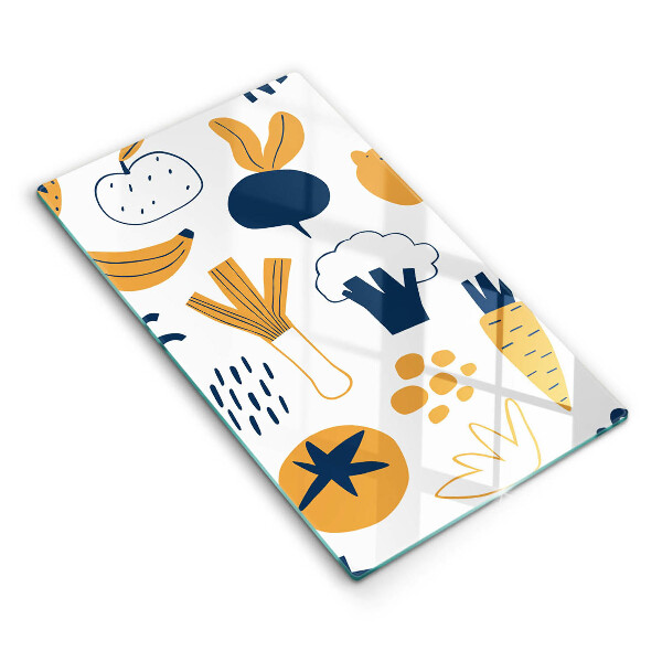 Tábua para cozinha Ilustração de alimentos