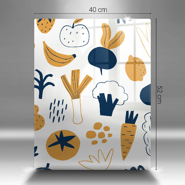 Tábua para cozinha Ilustração de alimentos