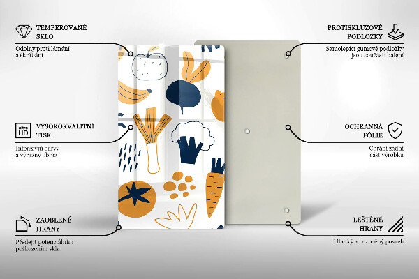 Tábua para cozinha Ilustração de alimentos