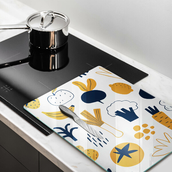 Tábua para cozinha Ilustração de alimentos