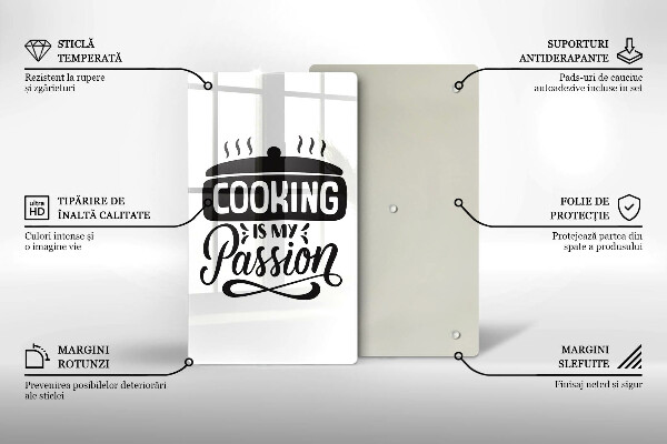 Tábua para corte Cozinhar é minha paixão