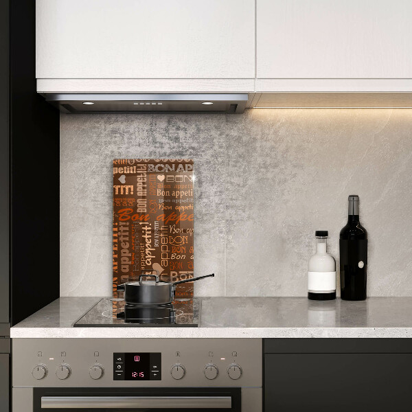 Tábua para corte legendas de bom apetite