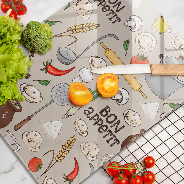 Tábua de corte Ilustração de cozinha