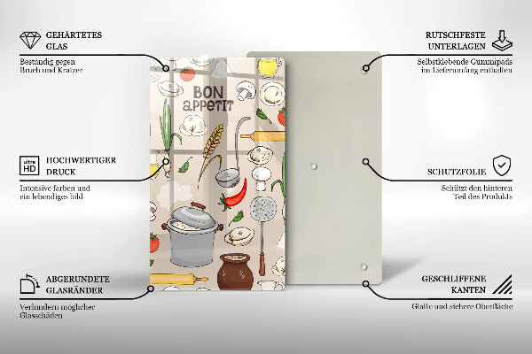 Tábua de corte Ilustração de cozinha