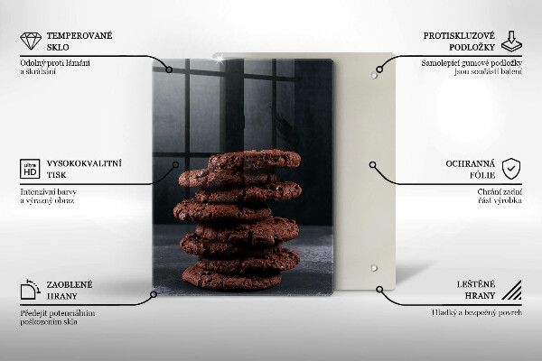 Tábua de cortar Biscoitos de chocolate