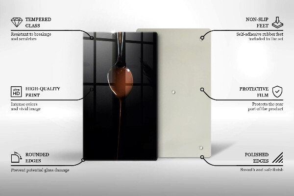 Tábua para cozinha Uma colherada de chocolate