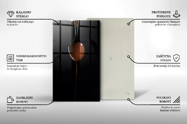 Tábua para cozinha Uma colherada de chocolate