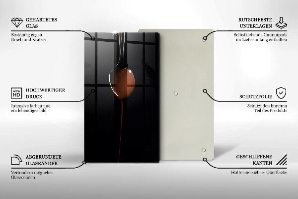 Tábua para cozinha Uma colherada de chocolate