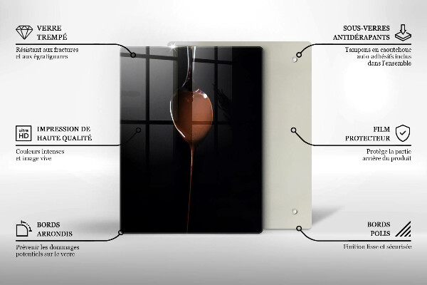 Tábua para cozinha Uma colherada de chocolate