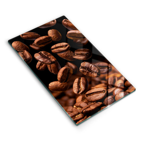 Tábua de corte Grãos de café marrons