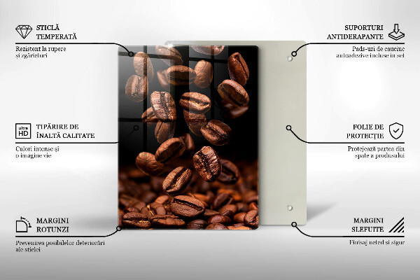 Tábua de corte Grãos de café marrons