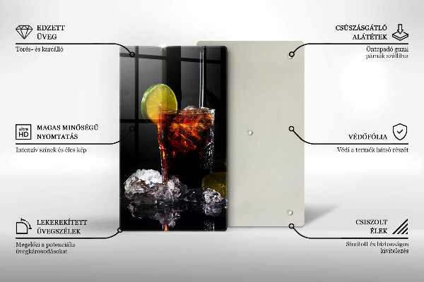 Tábua cozinha Bebida terrosa com gelo