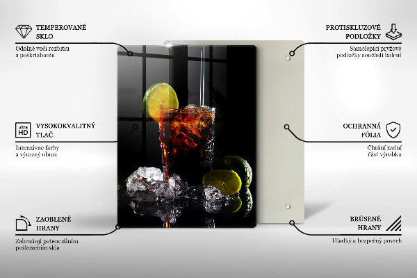 Tábua cozinha Bebida terrosa com gelo