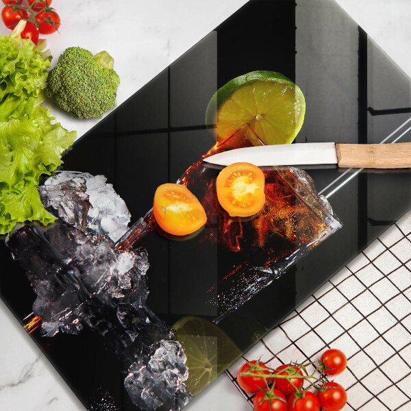 Tábua cozinha Bebida terrosa com gelo