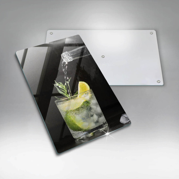 Tábua para cozinha Um copo de água