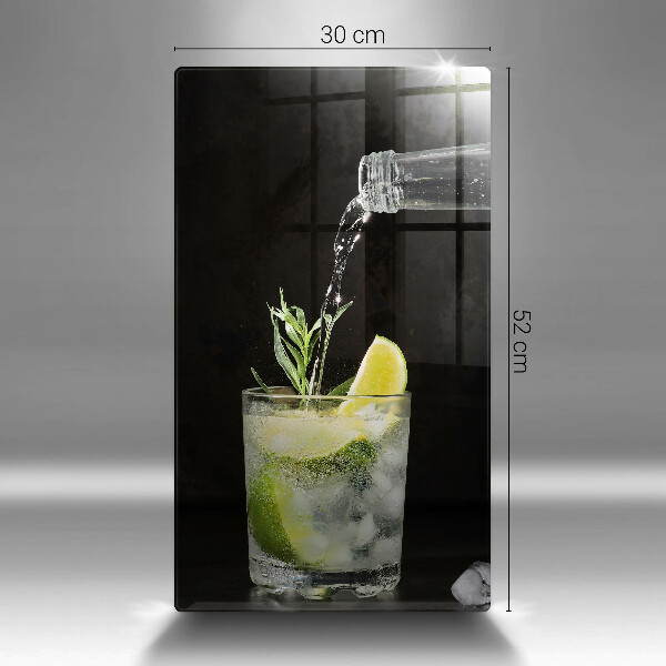 Tábua para cozinha Um copo de água