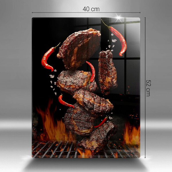 Tábua corte Carne na grelha