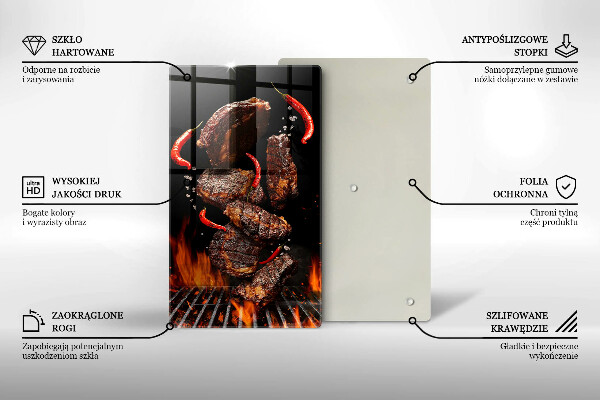 Tábua corte Carne na grelha