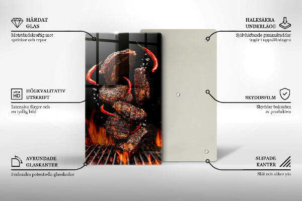 Tábua corte Carne na grelha