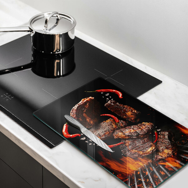 Tábua corte Carne na grelha