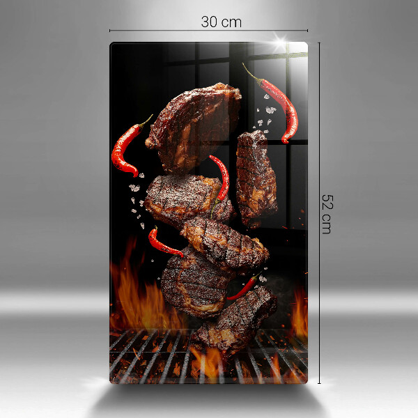 Tábua corte Carne na grelha