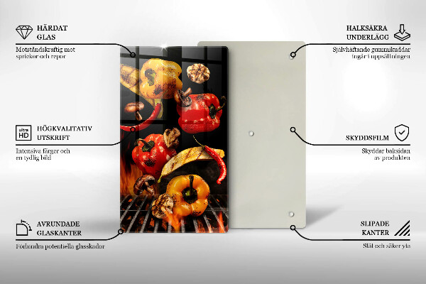 Tábua para corte Legumes grelhados