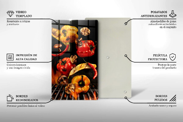 Tábua para corte Legumes grelhados