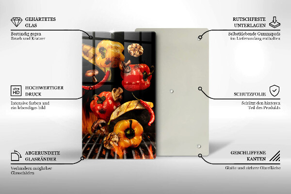 Tábua para corte Legumes grelhados