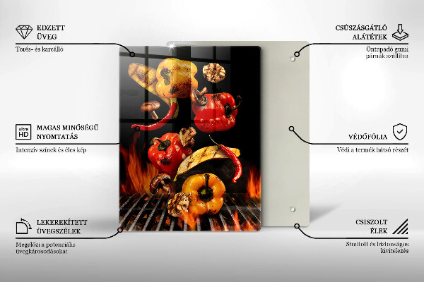 Tábua para corte Legumes grelhados