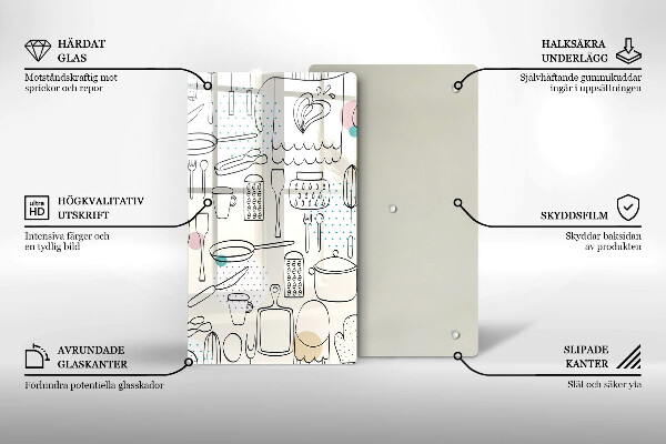 Tábua de cortar alimentos Acessórios de cozinha
