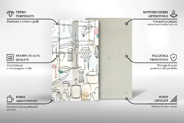 Tábua de cortar alimentos Acessórios de cozinha