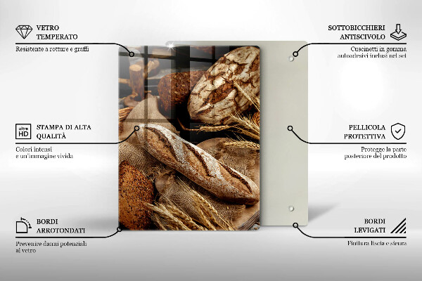 Tábua para cozinha Pães