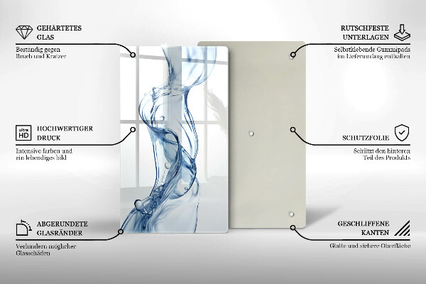 Tábua de vidro Água limpa