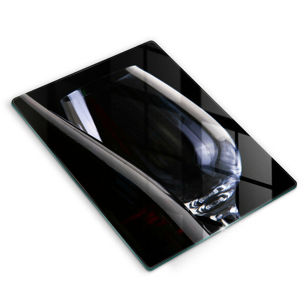 Tábua de cortar de vidro Vidro e garrafa