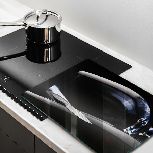 Tábua de cortar de vidro Vidro e garrafa