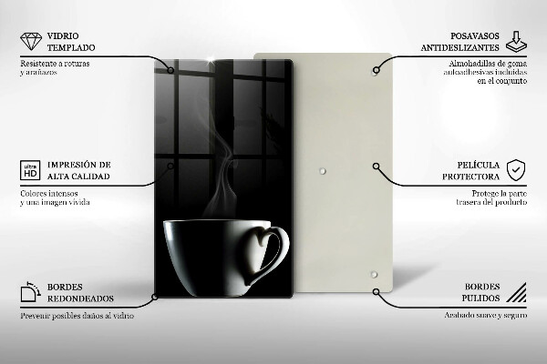 Tábua cozinha Uma xícara de chá