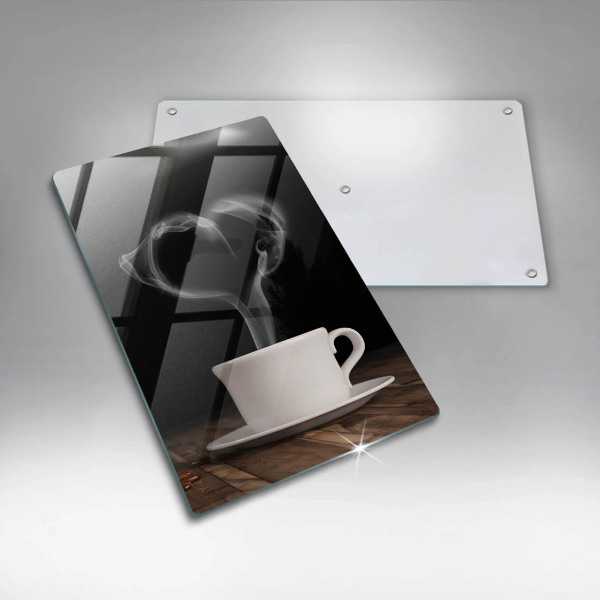 Tábua para cozinha Coração de xícara de café