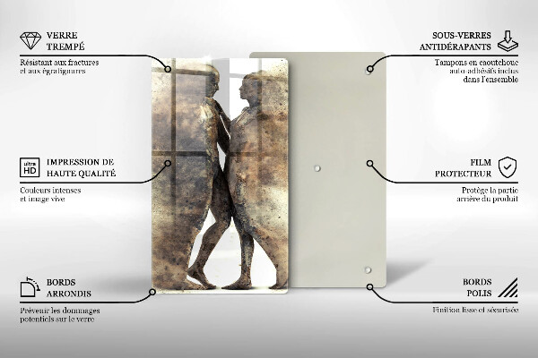 Tábua de cortar alimentos Corpos de pessoas apaixonadas