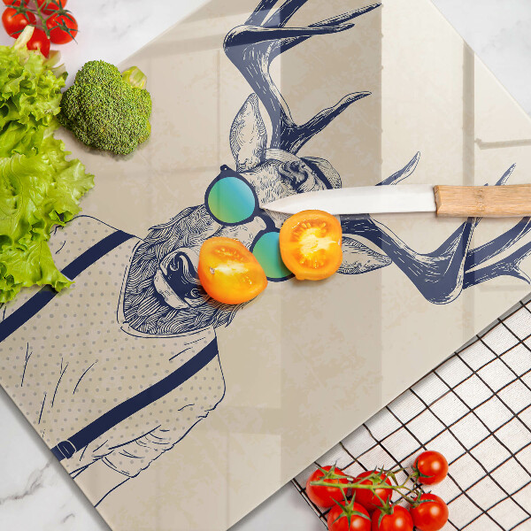 Tábua de corte Ilustração do Homem-Veado