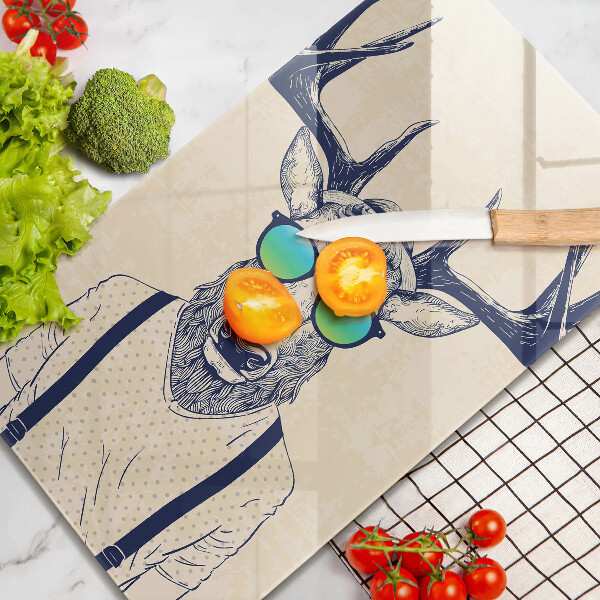 Tábua de corte Ilustração do Homem-Veado