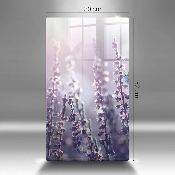 Tábua para cozinha Flores silvestres e uma borboleta