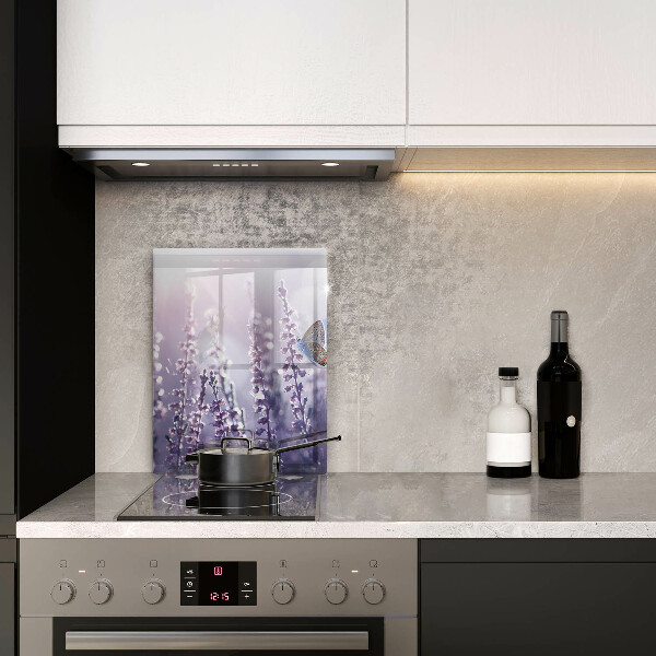 Tábua para cozinha Flores silvestres e uma borboleta